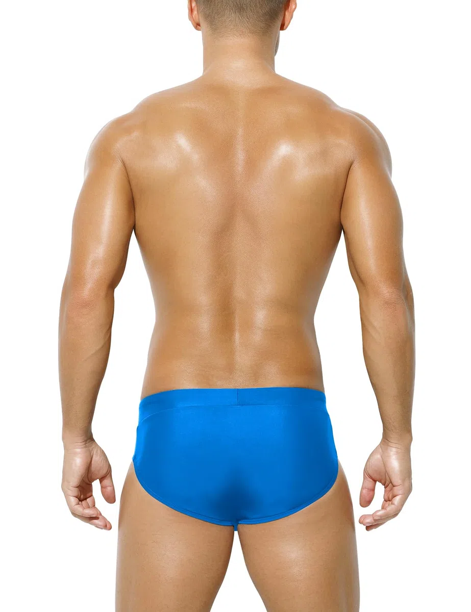 Badeslip Herren - Eng Kurz, Badehose mit Tunnelzug Klassische Schwimmhose für Pool, Strand und Schwimmbad