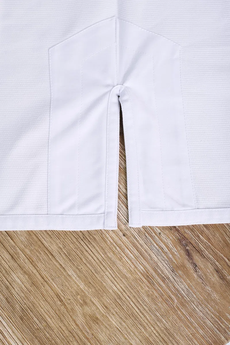 IPPONGEAR BJJ GI Brazilian Jiu Jitsu Kinder/Einsteiger Anzug inkl weißem Gürtel [Größe M2 I 350gr/m² Stoffdichte I Reißfestes Material mit versiegelten Nähten] weiß, BJJI350W-M2