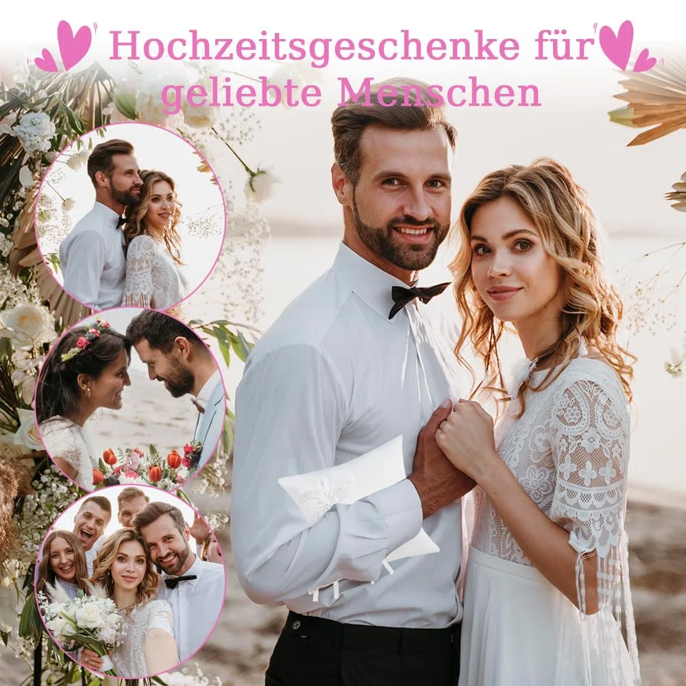 Hochzeit Ringkissen Ring Kissen, Ehering-Kissenfür Ringträger, Party & Accessories Vintage Hochzeit Ringkissen 20cm*20cm