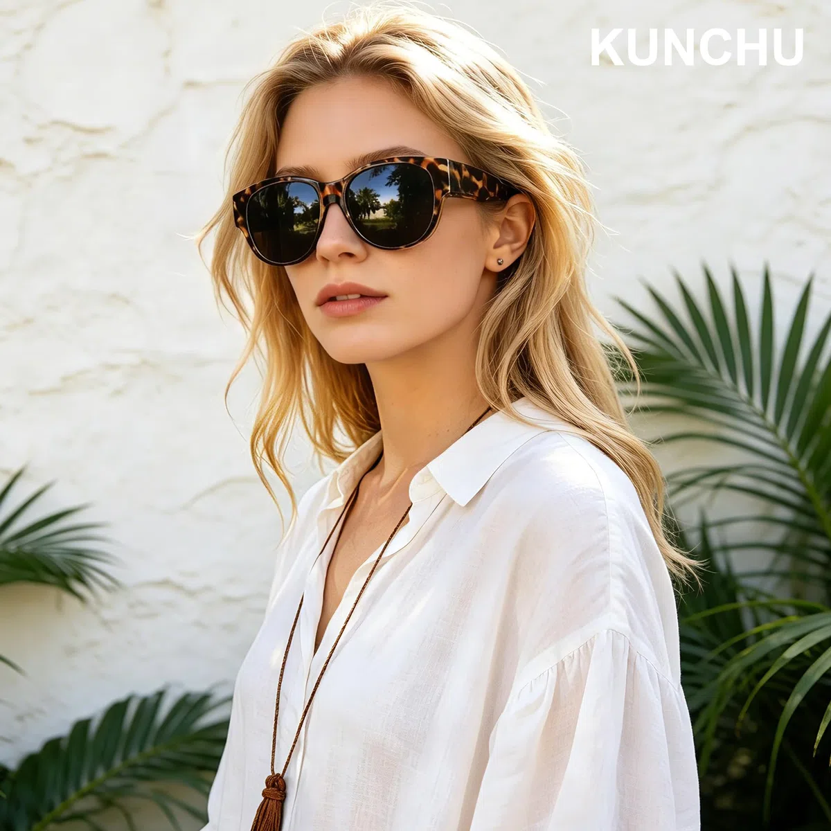 Überzieh Sonnenbrille Damen Polarisiert UV400 Schutz，Rund Ultraleicht Übergroß Überbrille Sonnenbrille Über Normale Brille