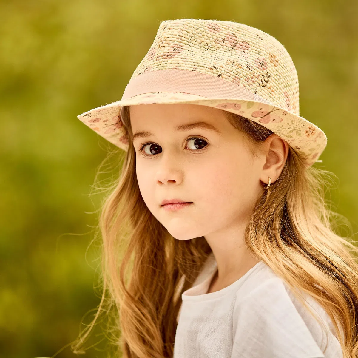 maximo Kids Girl-Trilby Schmetterling Futter