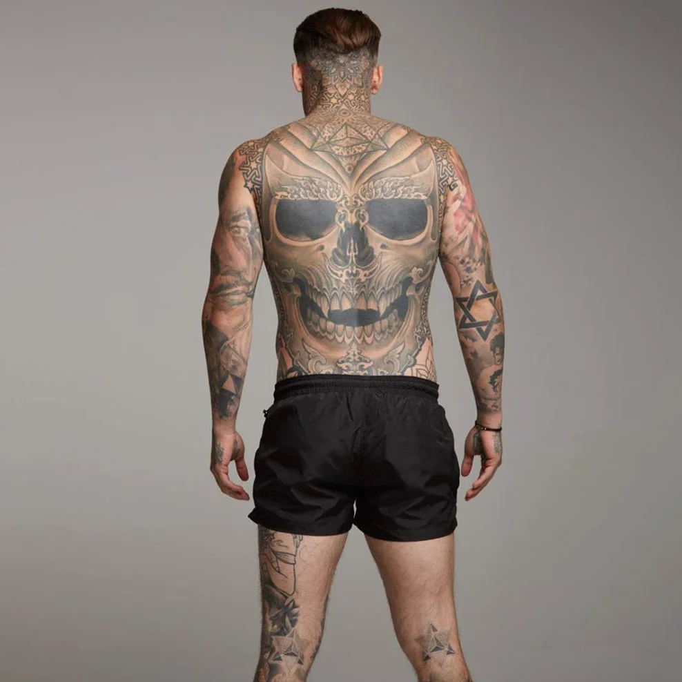 Badehose für Herren Schnelltrocknend Badeshorts Kurz Herren Badehose Männer Schwimmhose Boxer Kurze Hose Schwimmshorts mit Reissverschluss