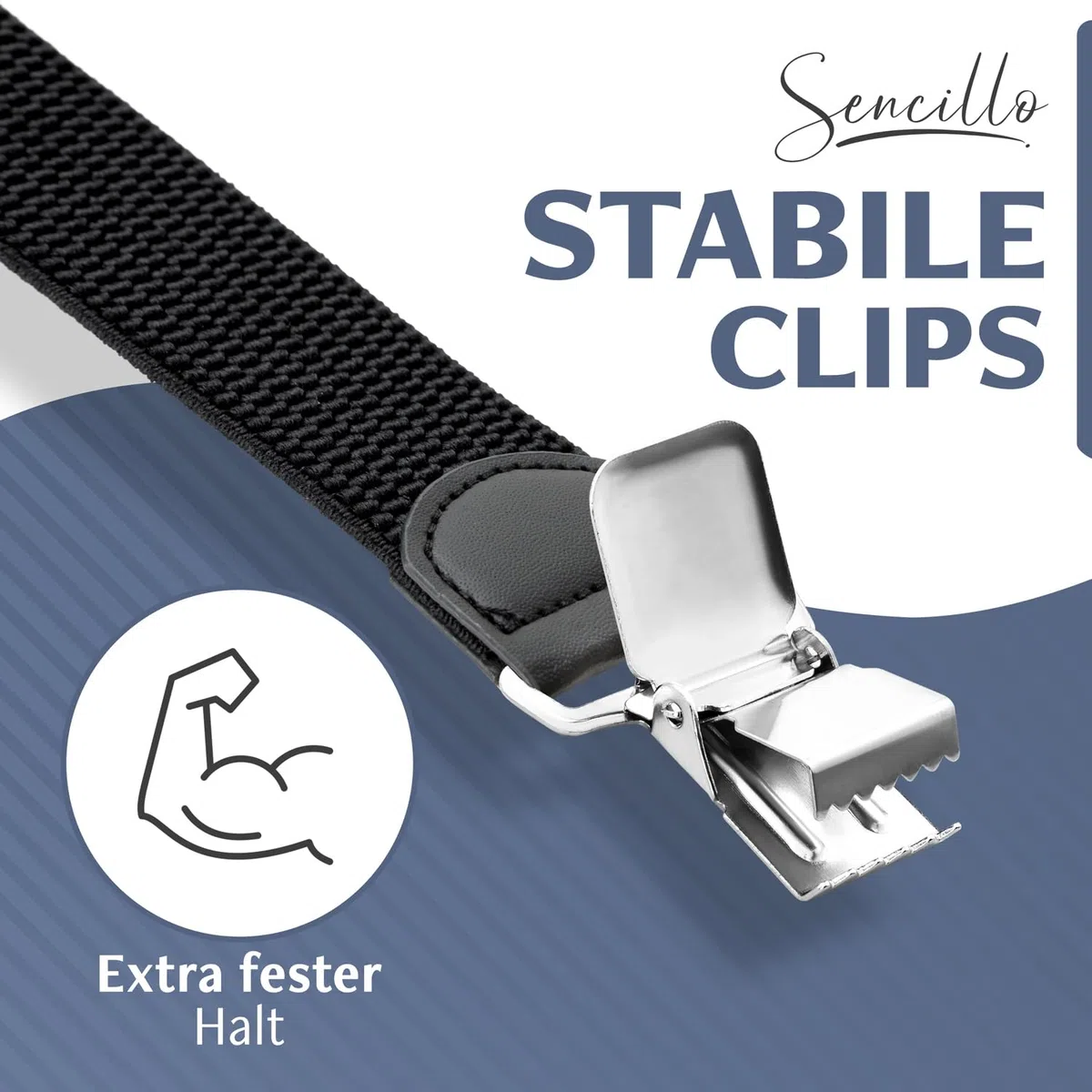 Sencillo Hosenträger Herren mit Starken Clips Y-Form