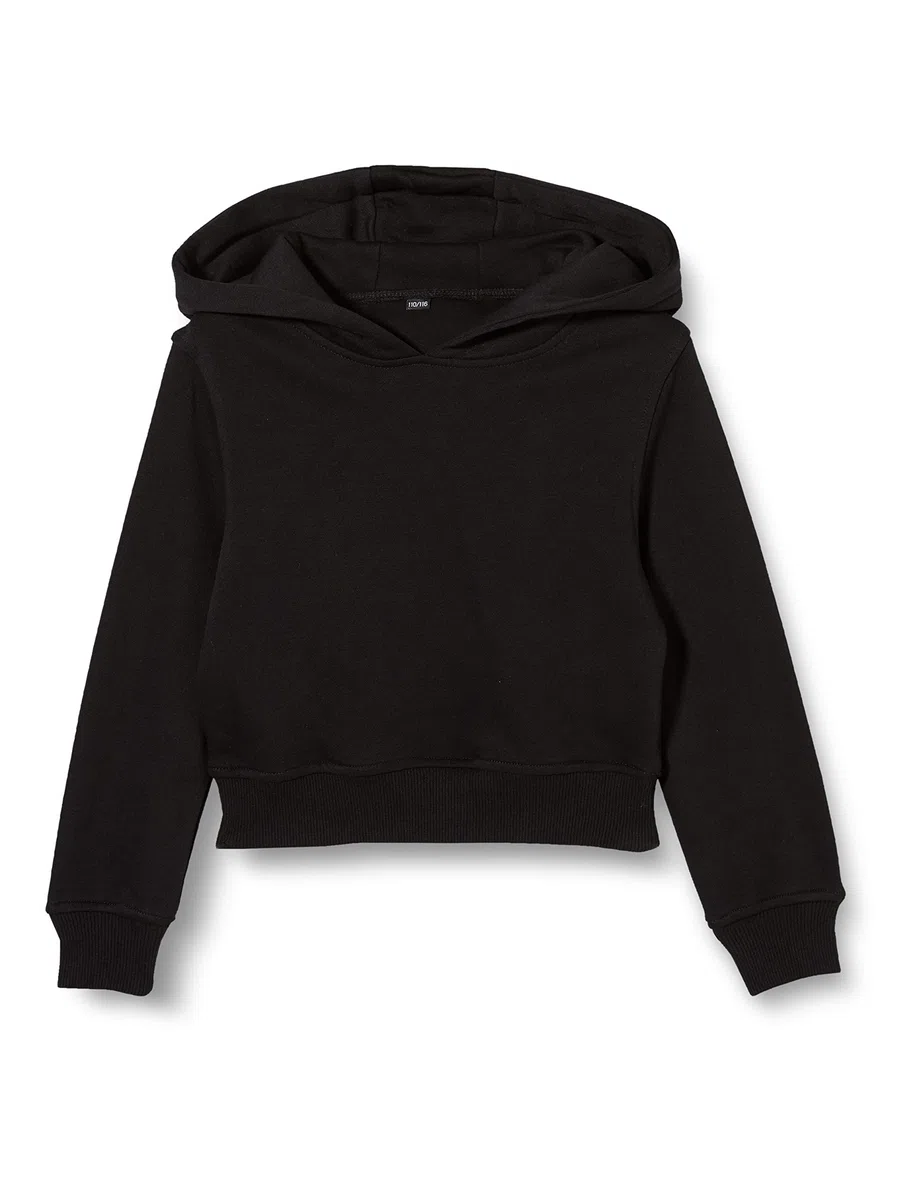 Build Your Brand Mädchen By113-girls Cropped Sweat Hoody Hooded Sweatshirt (1er Pack)