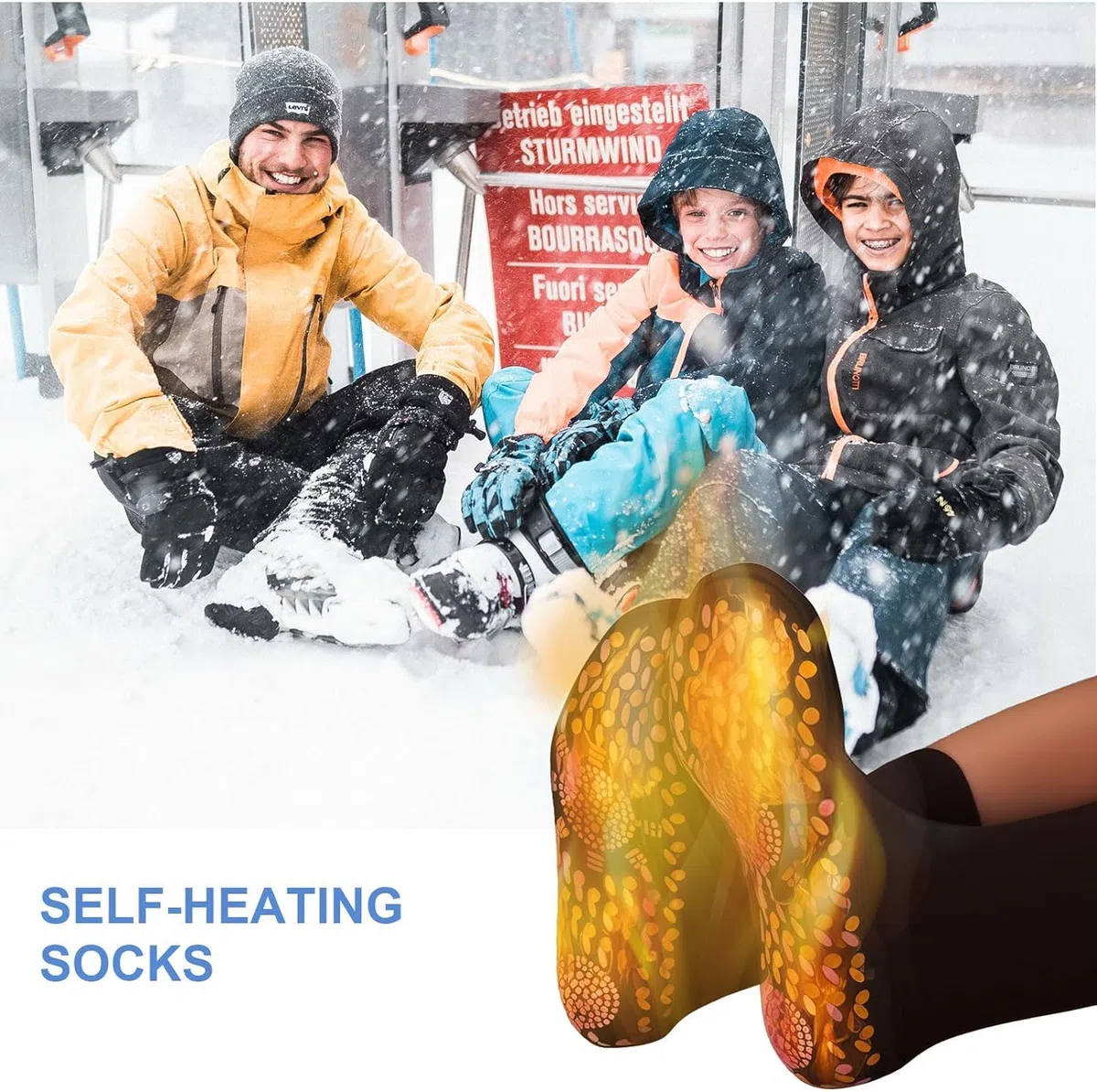 Turmalin Socken 5 Paar Schlankheits Gesundheitssocken Schlankheitssocken Turmalin Schlankheits Socken Neue selbsterwärmende Socken Winter warme Massage Turmalin Abnehmen Gesundheit Socke