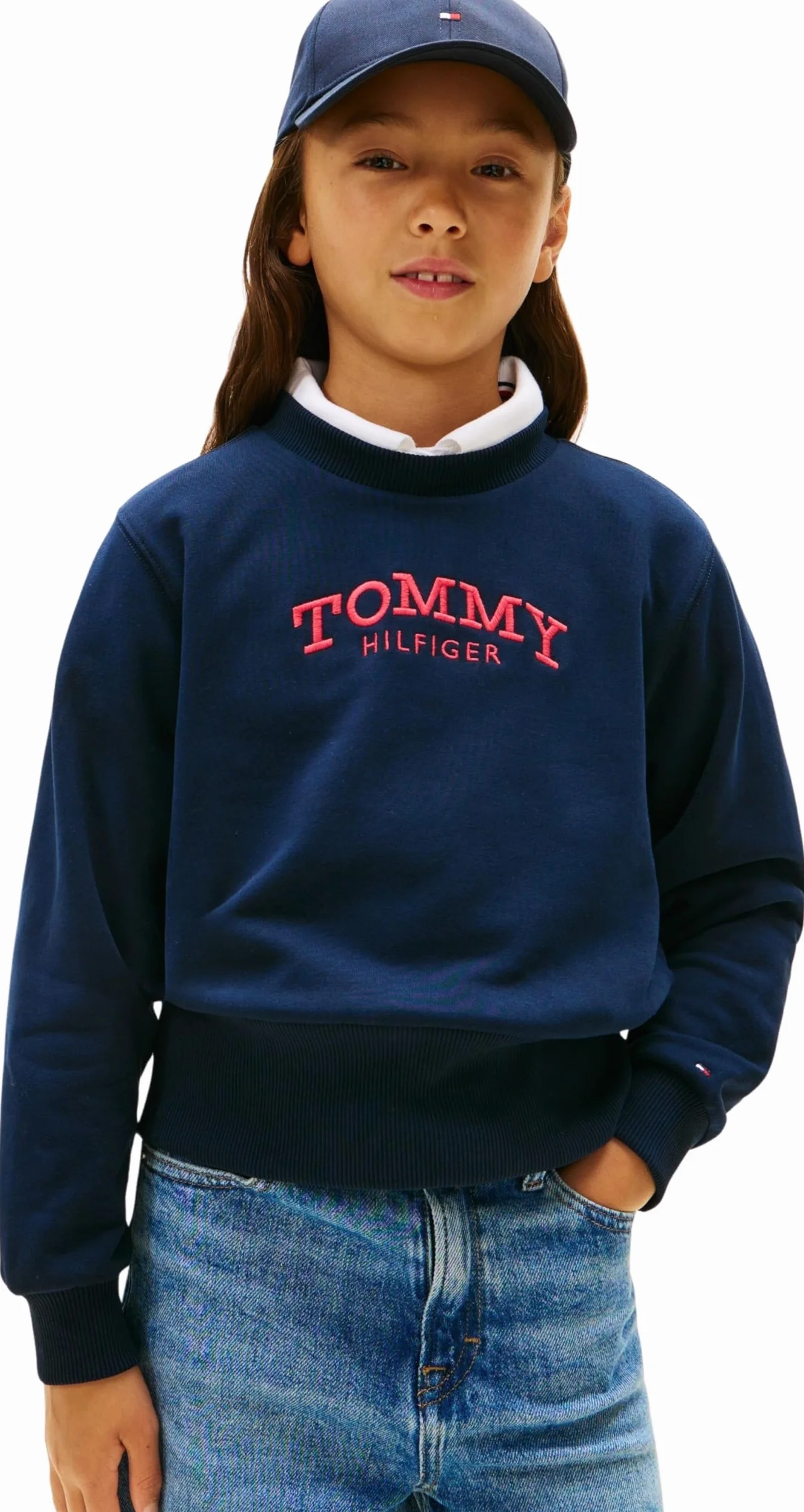 Tommy Hilfiger Mädchen Pullover-Sweatshirt