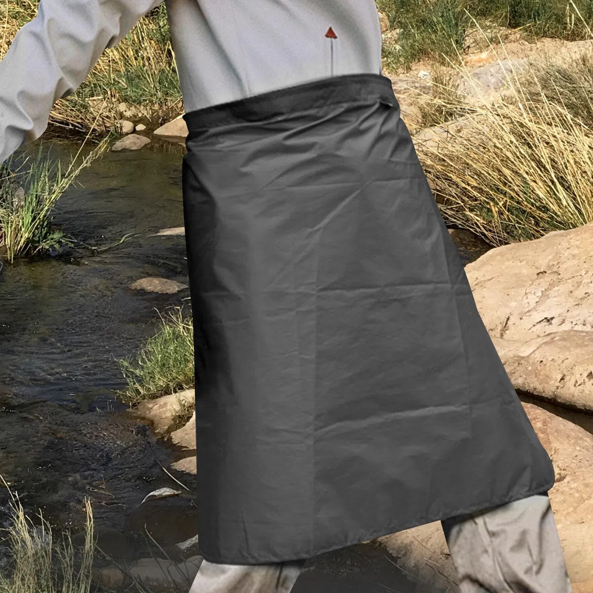 Generisch Regenrock Damen Wasserdicht,Wasserdichter Regenrock | Wasserdichter Outdoor-Rock Damen | Rock zum Radfahren, winddichter Regenmantel, halblang, atmungsaktiv, für 70–120 cm Taille