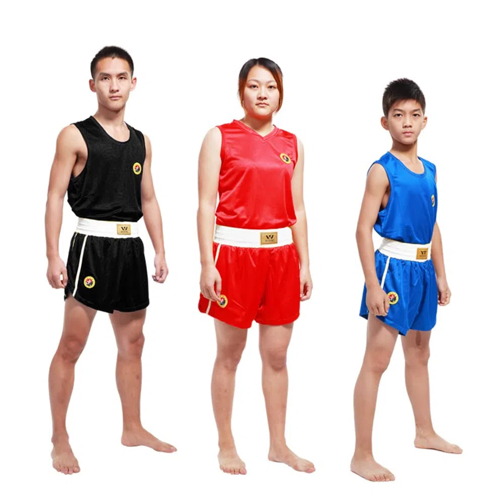 Wesing Wushu Sanda Anzug Sanshou Uniform Competetion Training Sanda Bekleidung Set
