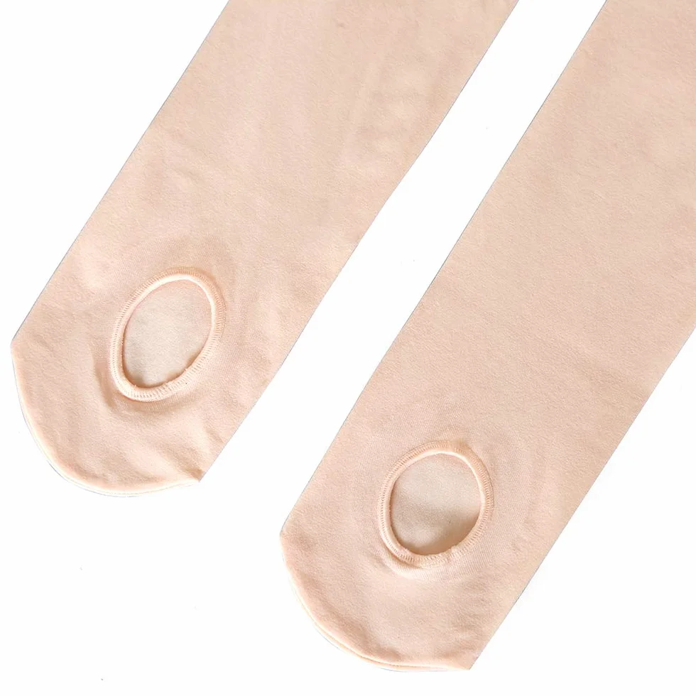 Ballett-Strumpfhosen, konvertierbare mit Fuß/ohne Fuß Strumpfhosen Tanzstrumpfhose für Mädchen Frauen