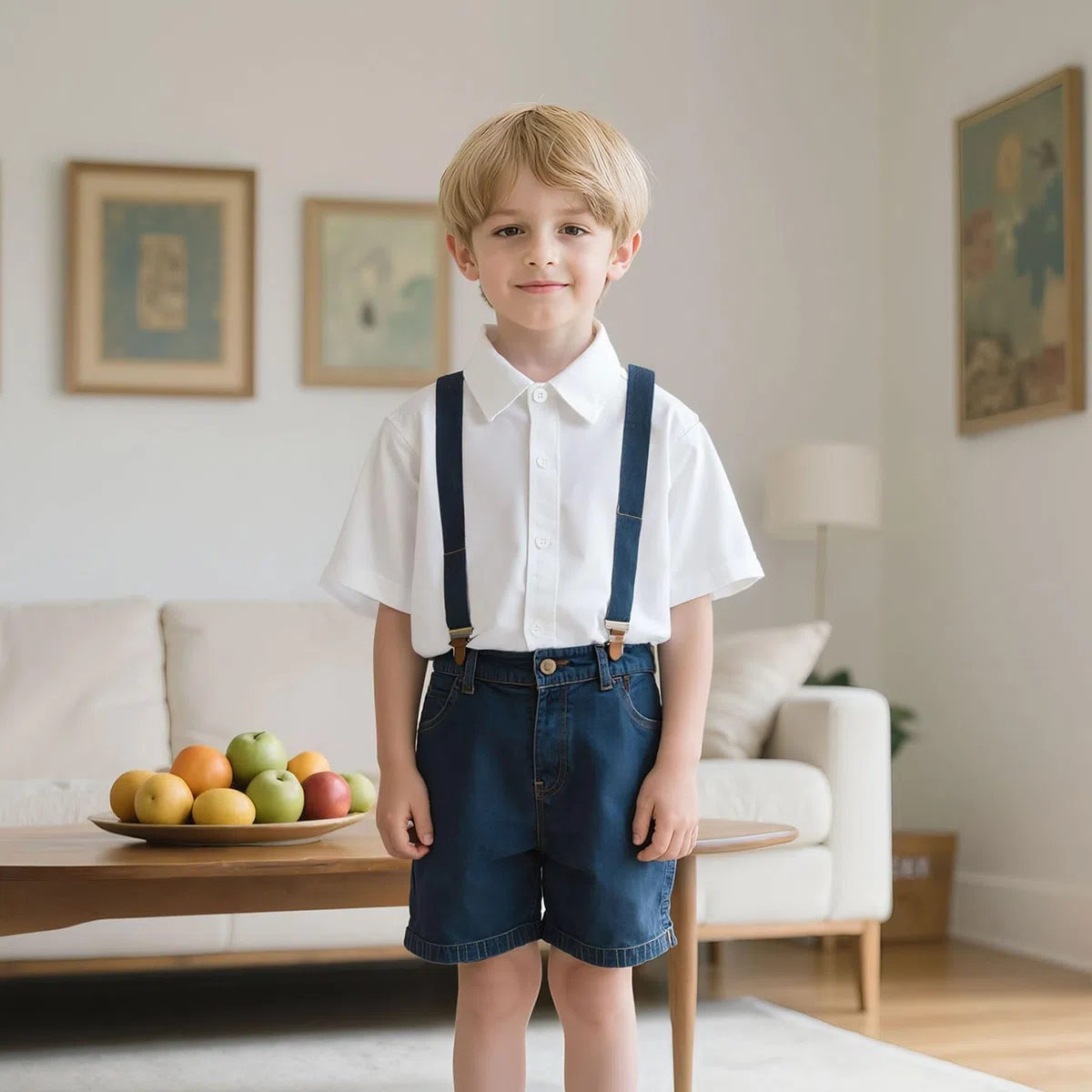 kids4ever Jungen Kurzarm Hemden Button Down Kinderhemd Casual Sommer Freizeithemd für 2–10 Jahre