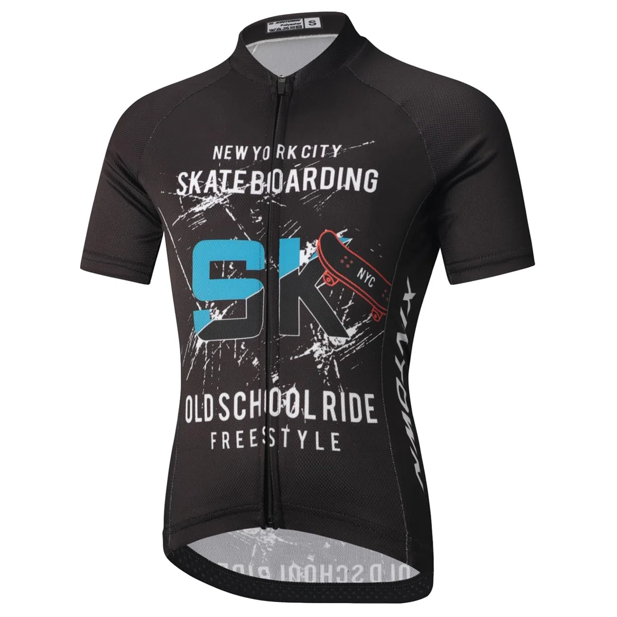 Kinder Jungen Mädchen Fahrrad Trikot Set Kurzarm Radtrikot Radhose mit Sitzpolster Mountainbike Radsport-bekleidung