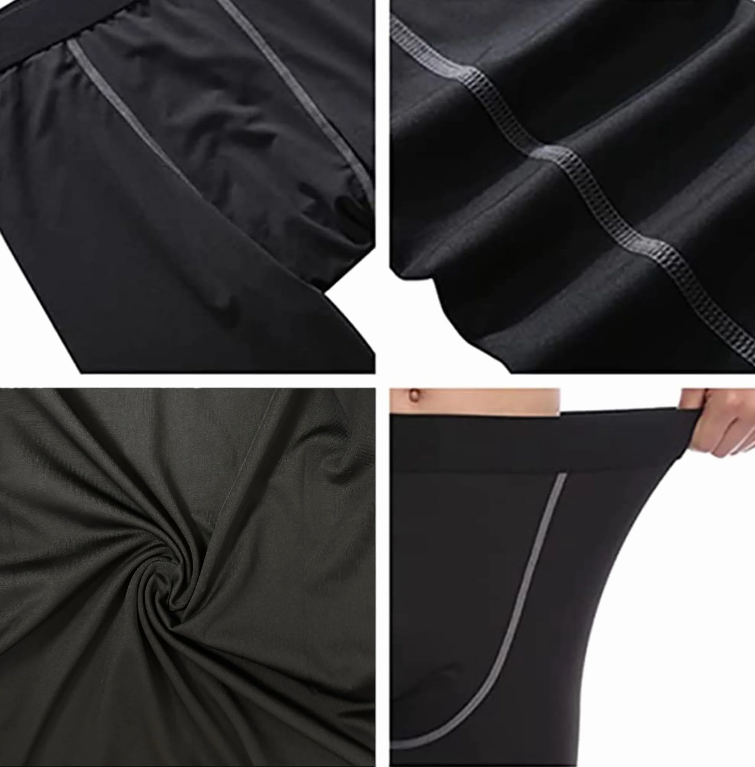 Echinodon Kinder Sportunterwäsche Fußball Junge Funktionsunterwäsche Set Kompressionsshirt + Kompressionshose Kompressionsunterwäsche für Training Skifahren Radsport