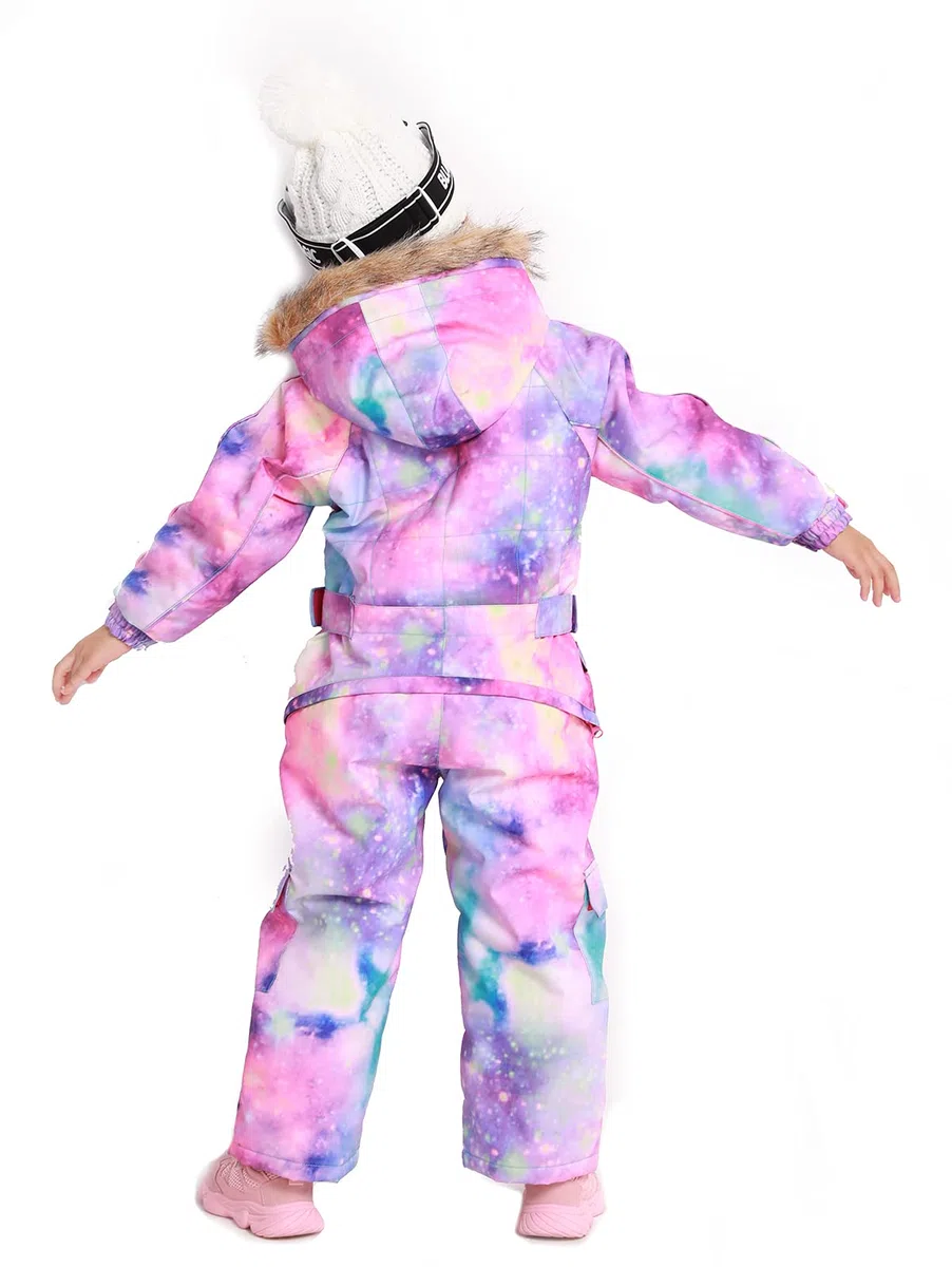 BUMDEEP Kinder Baby Einteiler Schneeanzug Overall Skianzug Jacken Mäntel Jumpsuits Winter Outdoor Wasserdicht Snowboarden