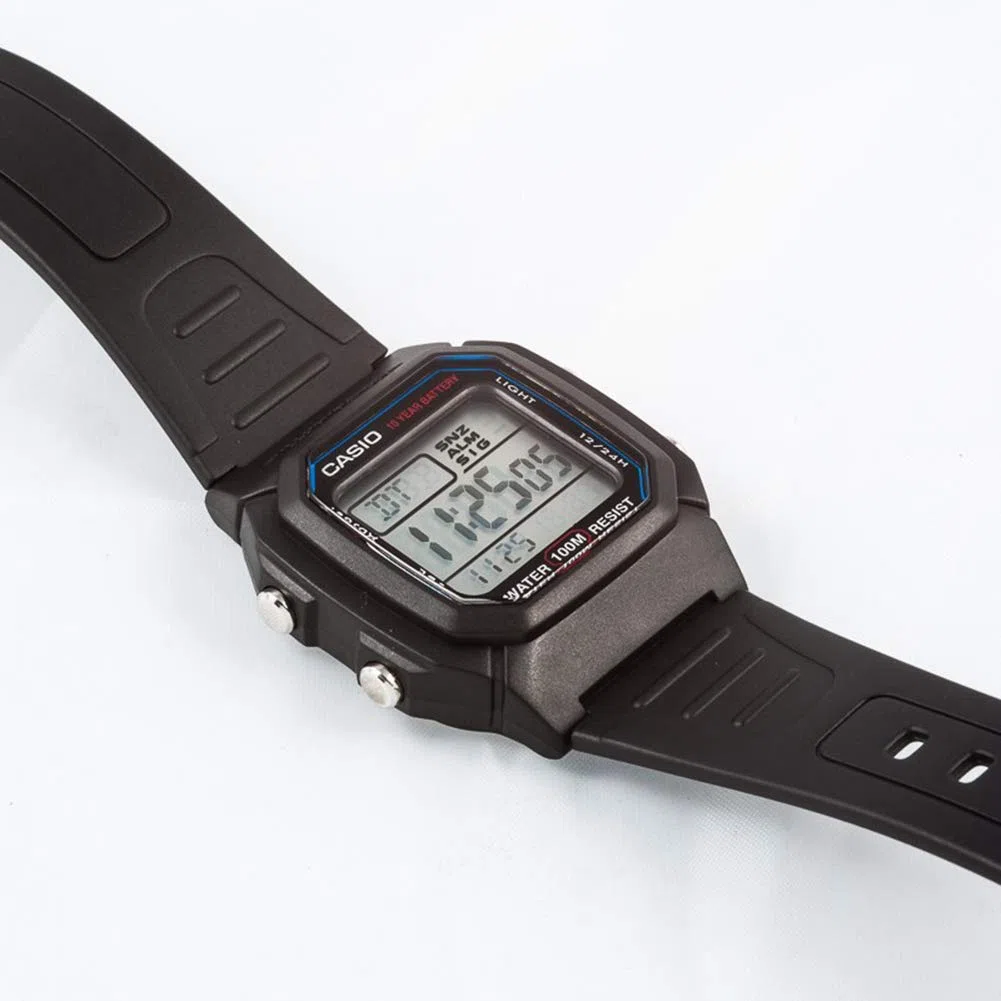 Casio Unisex-Armbanduhr Vintage Digital Quarz Resin W-800H-1A