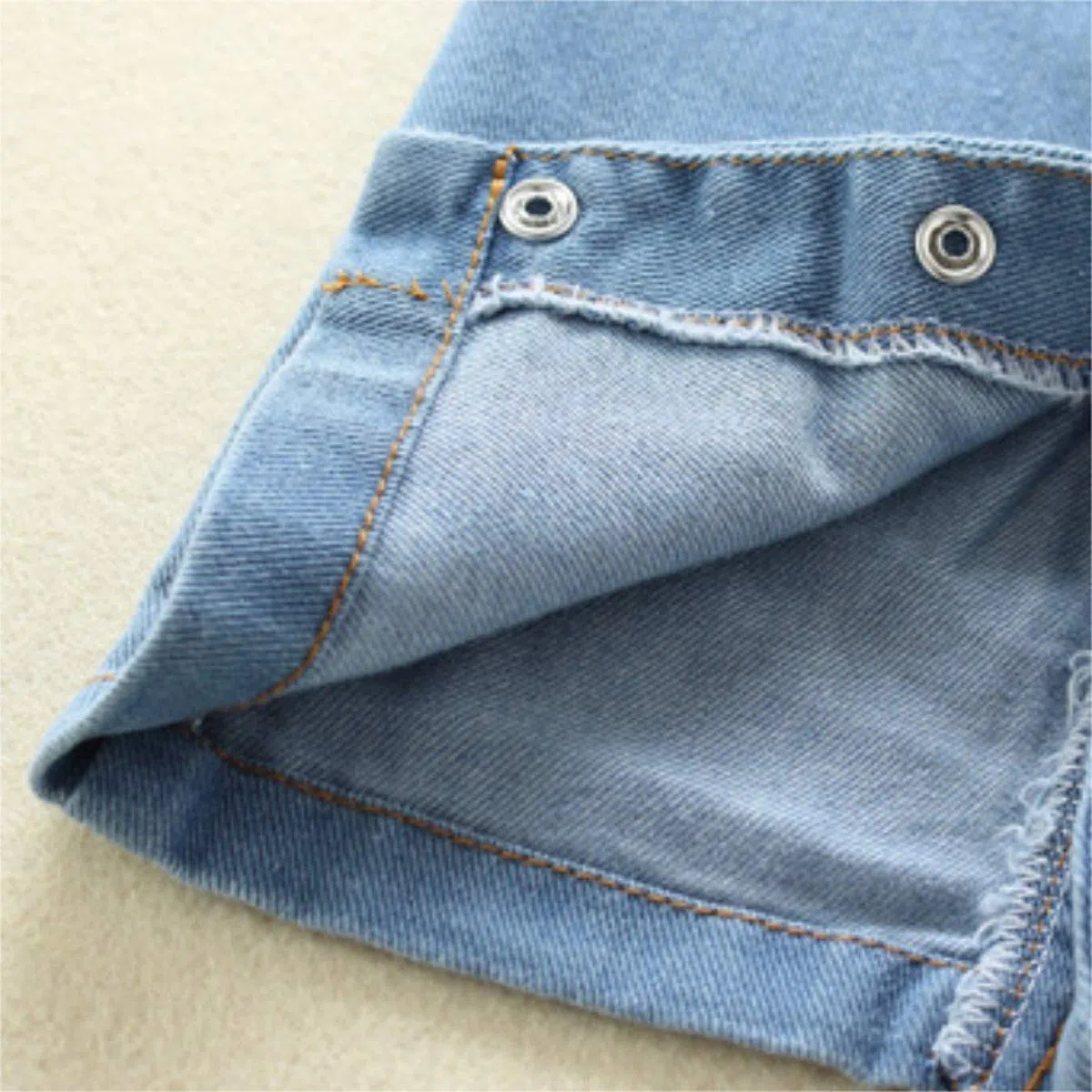 Verve Jelly Neugeborene Baby Mädchen Denim Jumpsuit Ärmellose Tasche Strampler Overalls Cowboy Latzhose