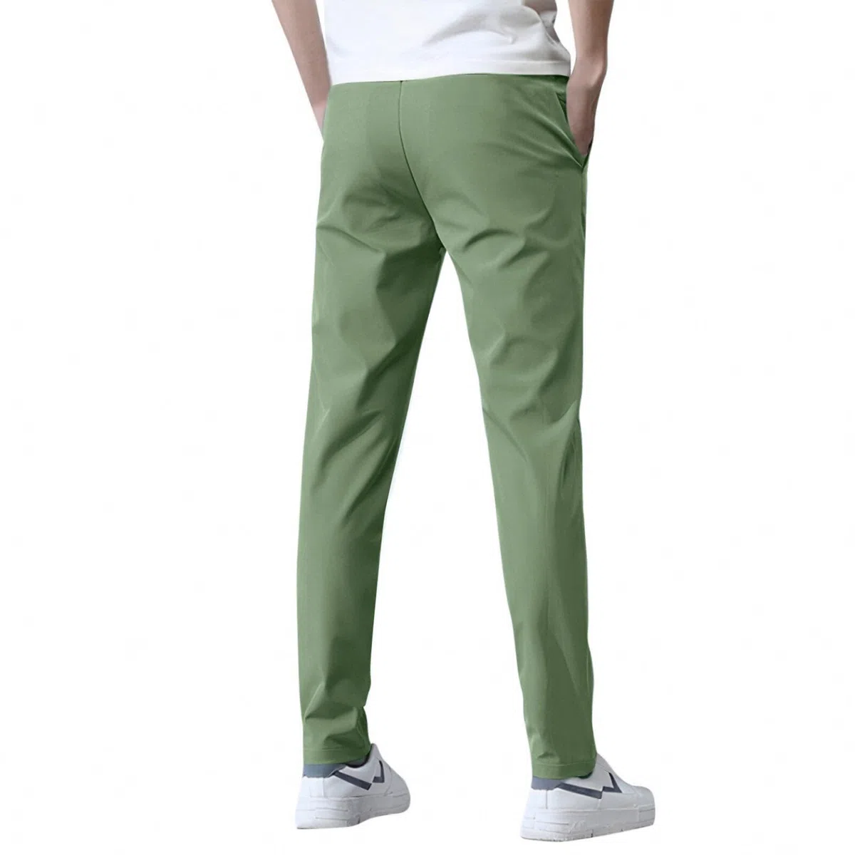 Generisch Herren Freizeithose Lange Jogginghose Schnelltrocknend Atmungsaktiv Sporthose Trainingshose mit Taschen Tunnelzug