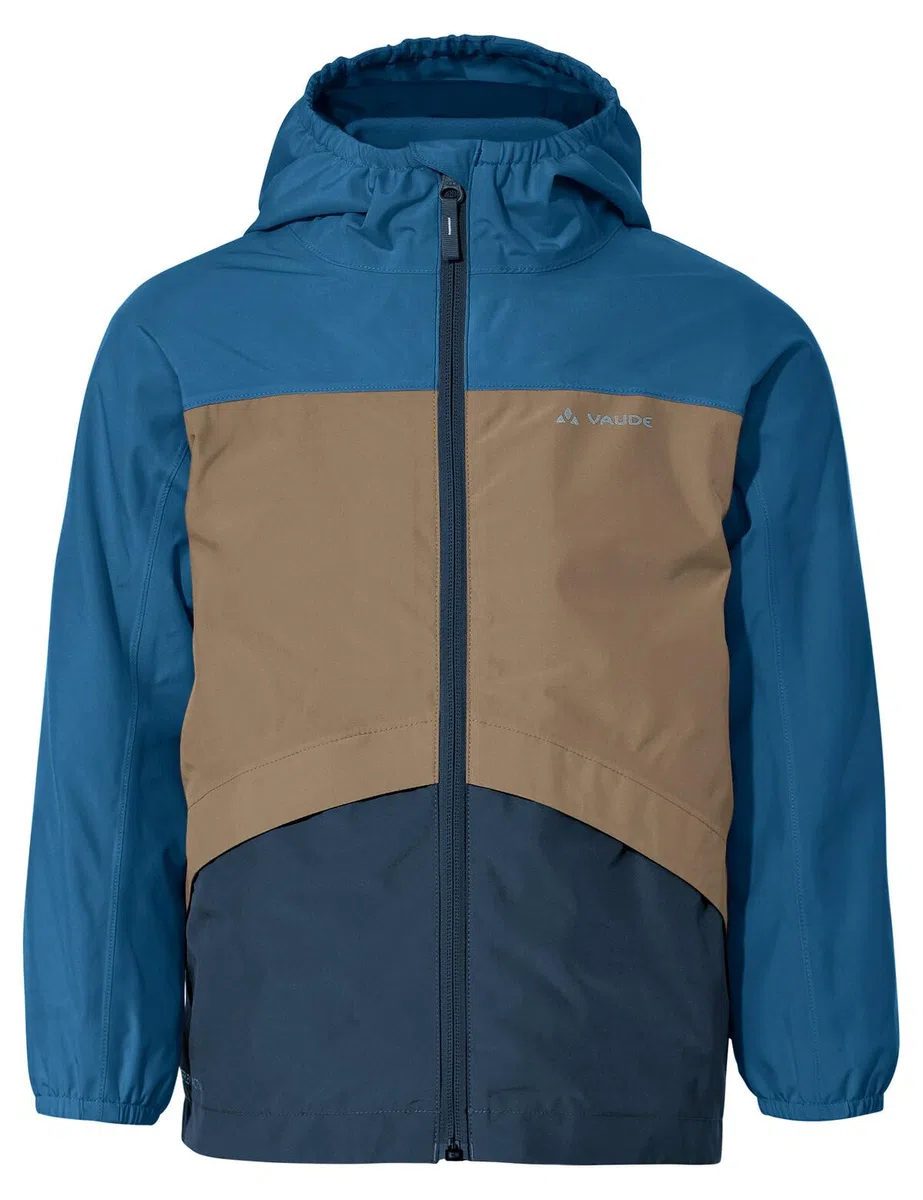 VAUDE 3 in 1 Jacke Kinder Escape – Outdoorjacke Kinder Wasserdicht & Winddicht mit abnehmbarer Fleece-Innenjacke – Atmungsaktive Doppeljacke Kinder ideal für Alltag & Freizeit