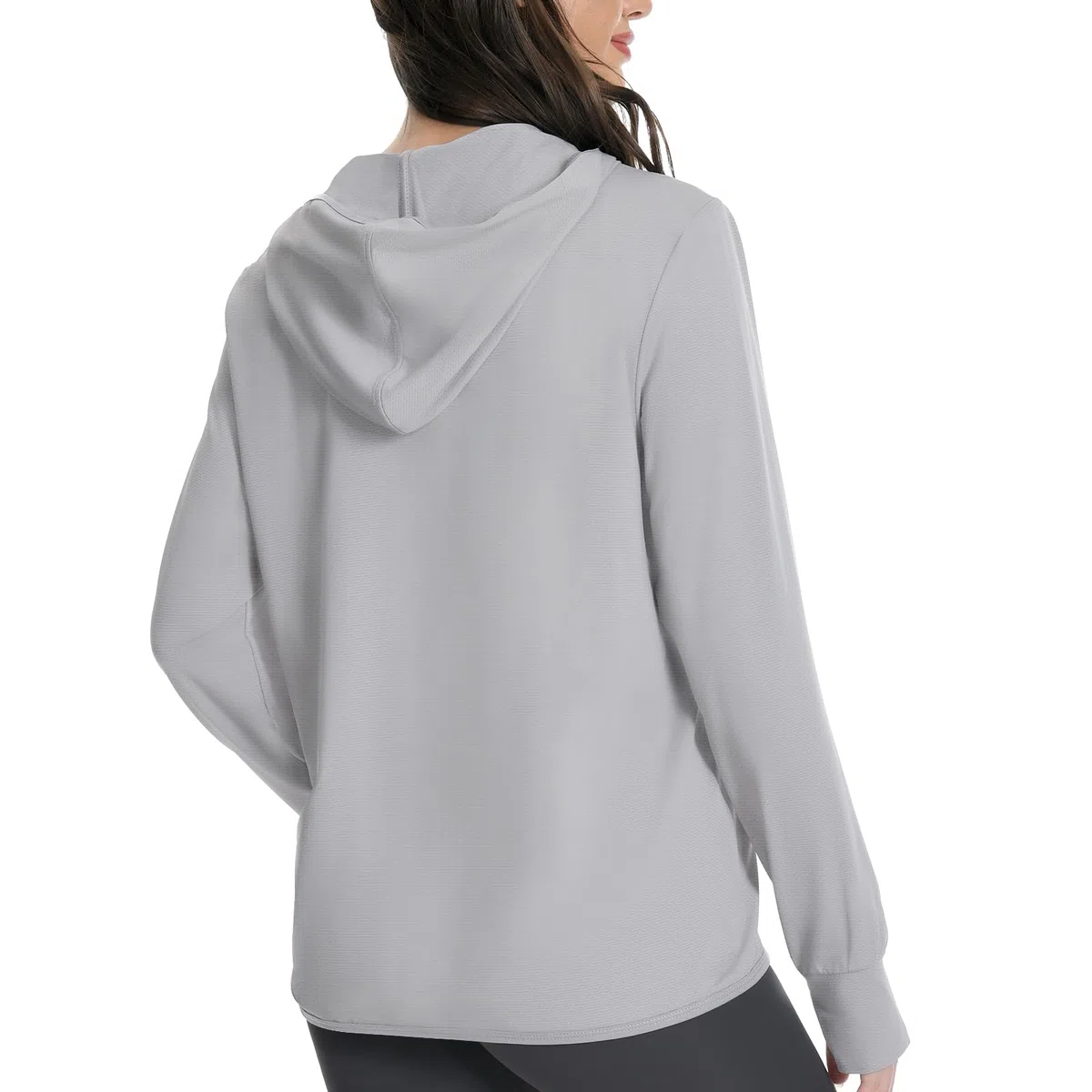 UV Schutz Jacke Damen, SPF UPF50+ Leichte Sun Hoodie | Sonnenschutz Kleidung, Schnelltrocknend, 4 Taschen und Daumenloch