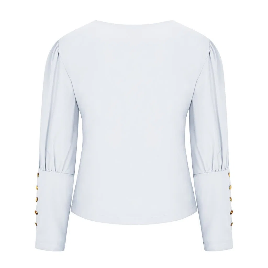 Langarmshirt Damen Tops Hemd Bluse Solid Rundhals Langarm Shirt Bluse Lose Tunika Top