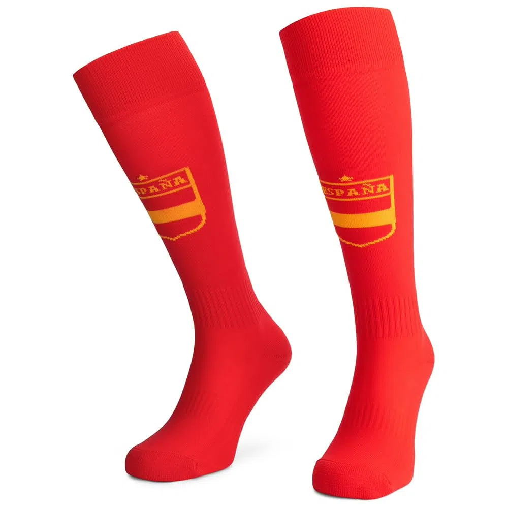 Spanien Fußballsocken Zuhause - Kinder und Erwachsene - Jungen - Herren - Sportsachen - Geschenke - Sport t shirt - Sportbekleidung