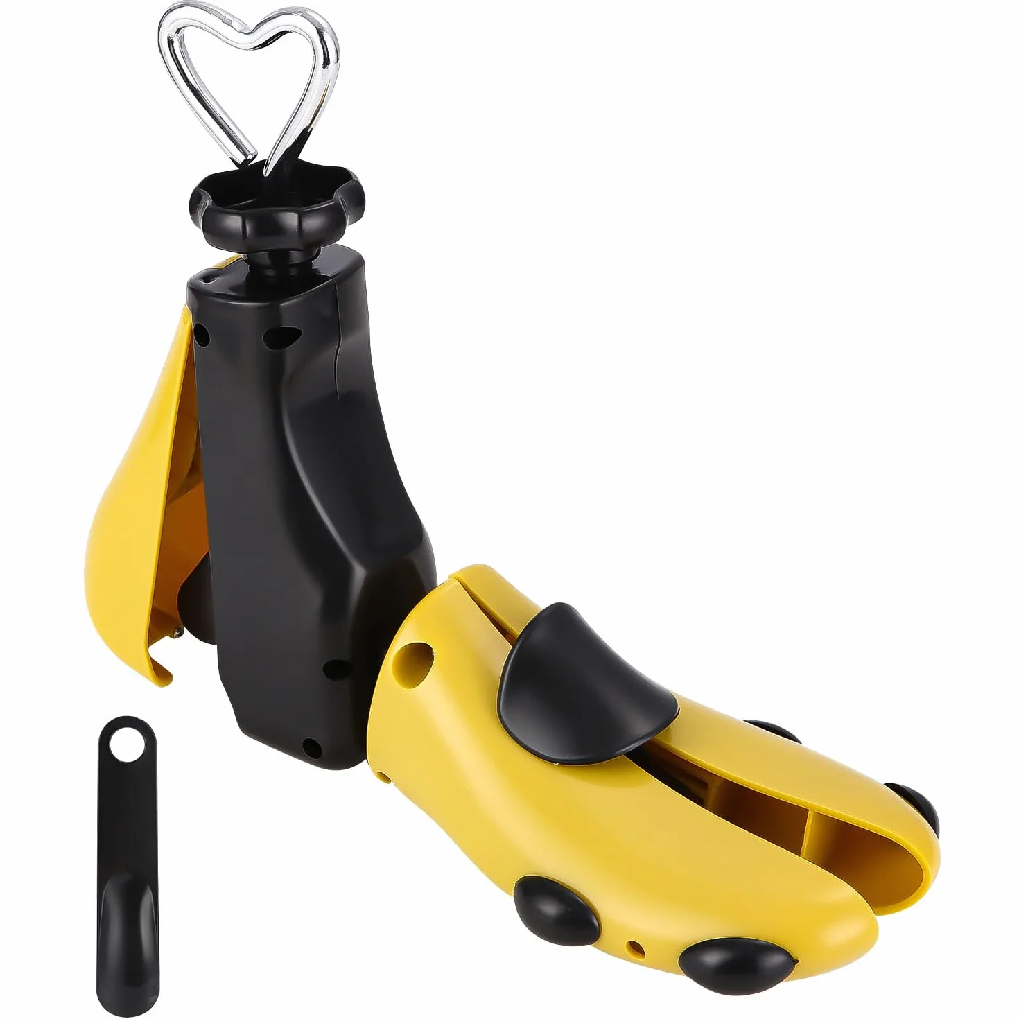 Schuhspanner, Herren Damen Stiefelspanner, Stiefelspanner mit Schuhlöffel, 4-Wege Kunststoff & Metall Schuhdehner, Schuhweiter für Einstellbare Länge und Breite Schuhstrecker