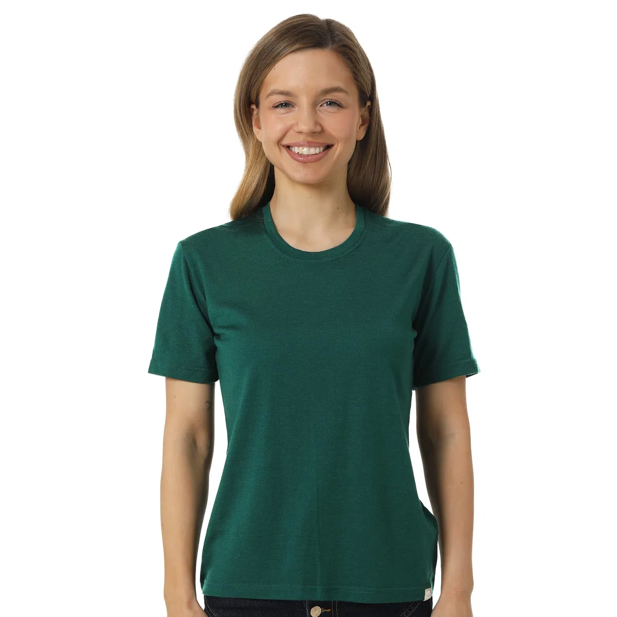 Merino Shirt Damen XL, Forest Green