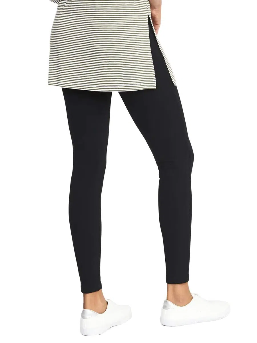 Leggings Damen Baumwolle Blickdichte Leggins Hose
