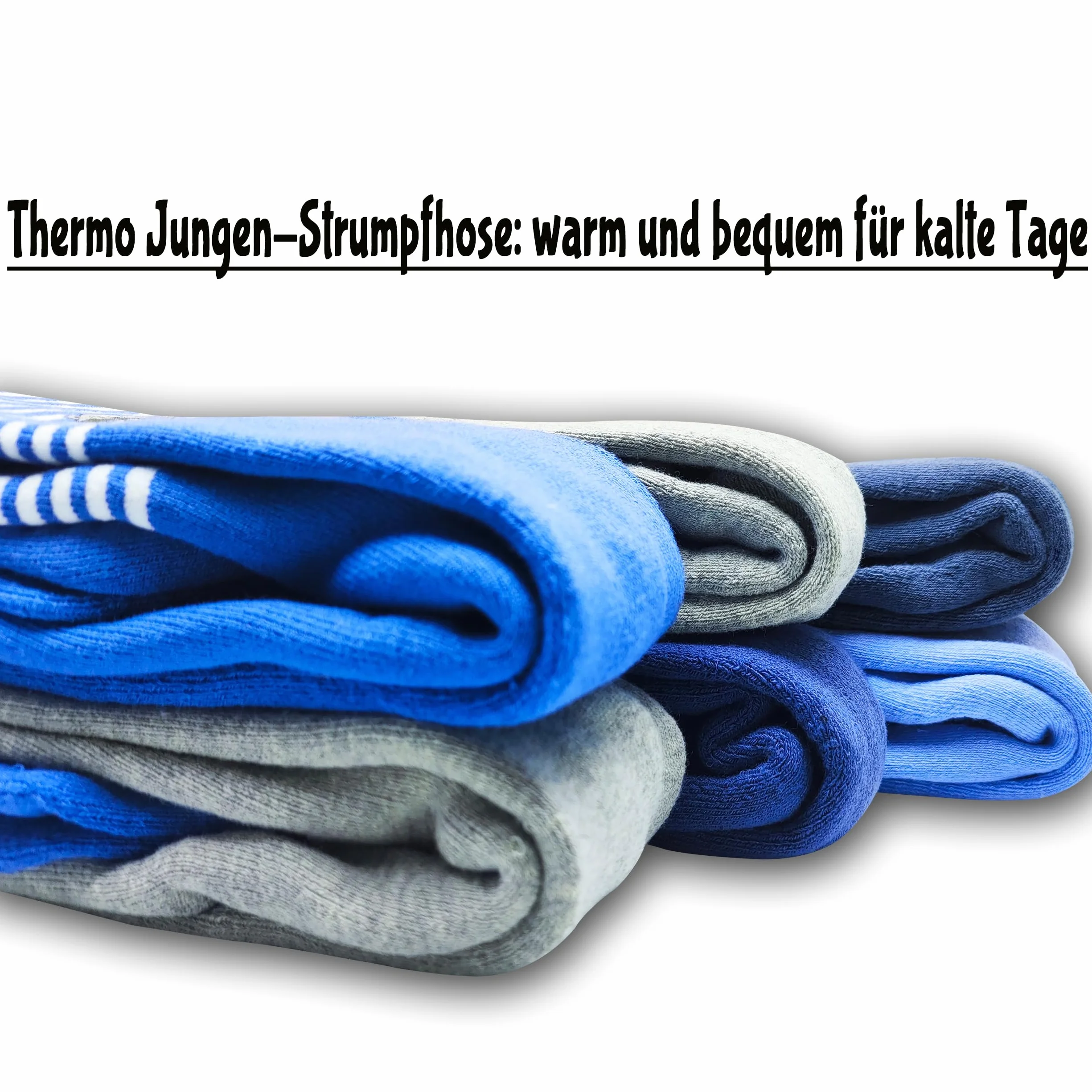 MRCC 3/6er Pack Jungen Thermo Leggings Warm Kinder Baumwolle Überraschende zufällige Auswahl verschiedener Muster 125888