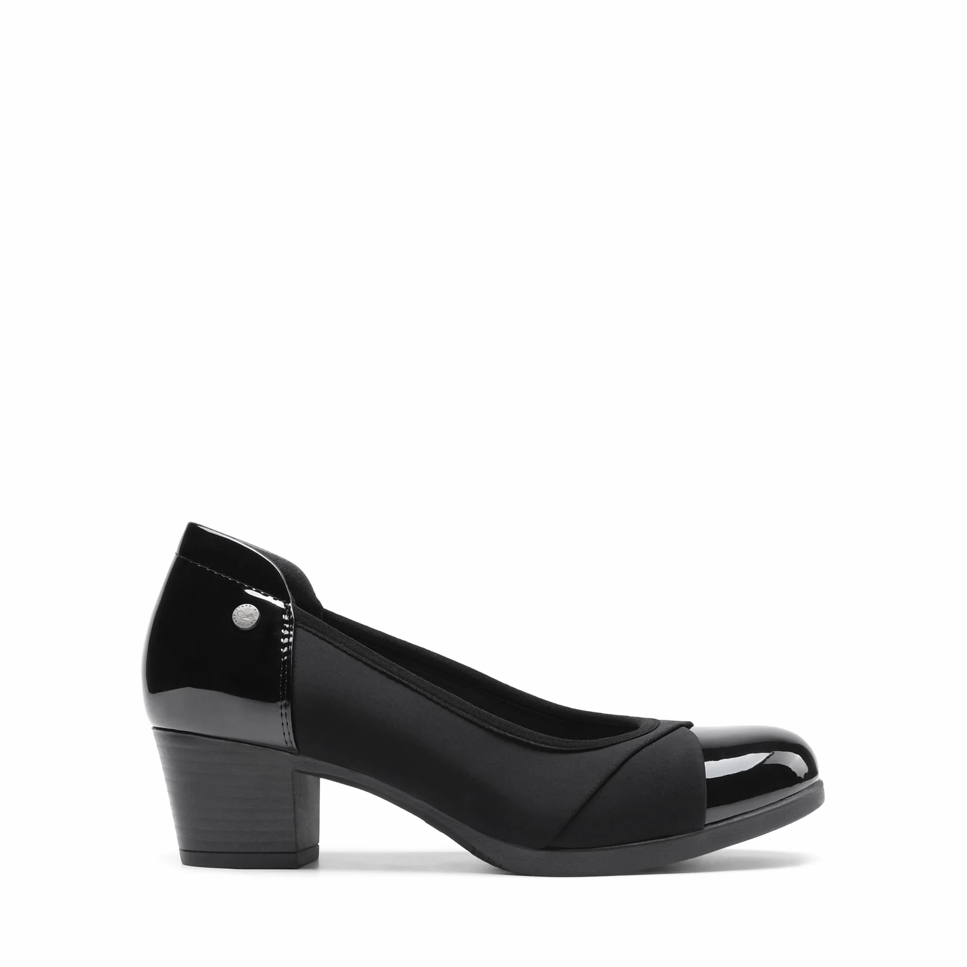 DREAM PAIRS Damen Chunky Geschlossene Zehe Niedrige Blockabsätze Arbeit Pumps Bequeme Runde Zehe Kleid Hochzeitsschuhe