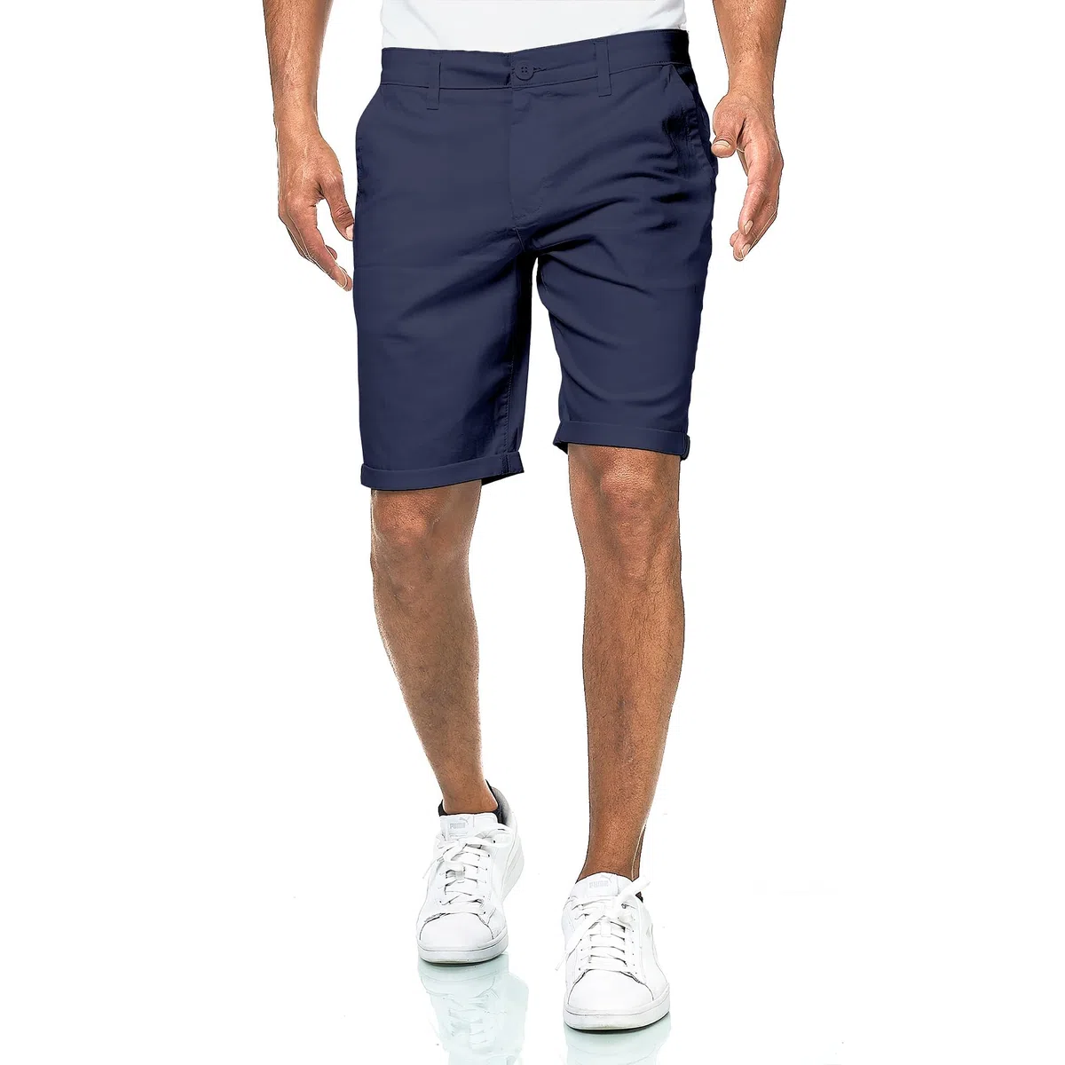 Smith & Solo Kurze Hosen Herren - Chino Shorts Kurz Baumwolle, Bermuda Hose Sommer, Laufshorts Männer Sport Trainingshose