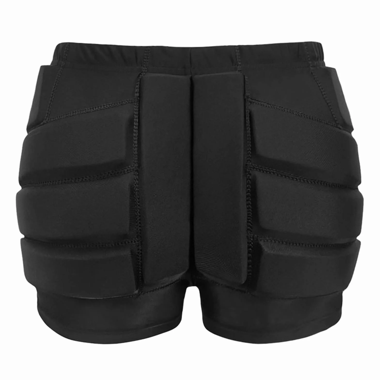 Crash-Shorts für Erwachsene, Eiskunstlauf-Hüftschutz-Shorts, Einteiliges Design, Atmungsaktiv, Hochelastisch mit Schwamm, XL