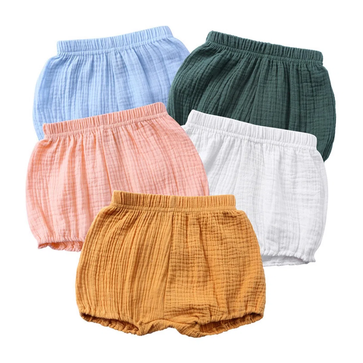 Kinder Unisex Sommer Kurze Hosen Kleinkind Baby Mädchen Jungen Baumwolle Leinen Solide Shorts