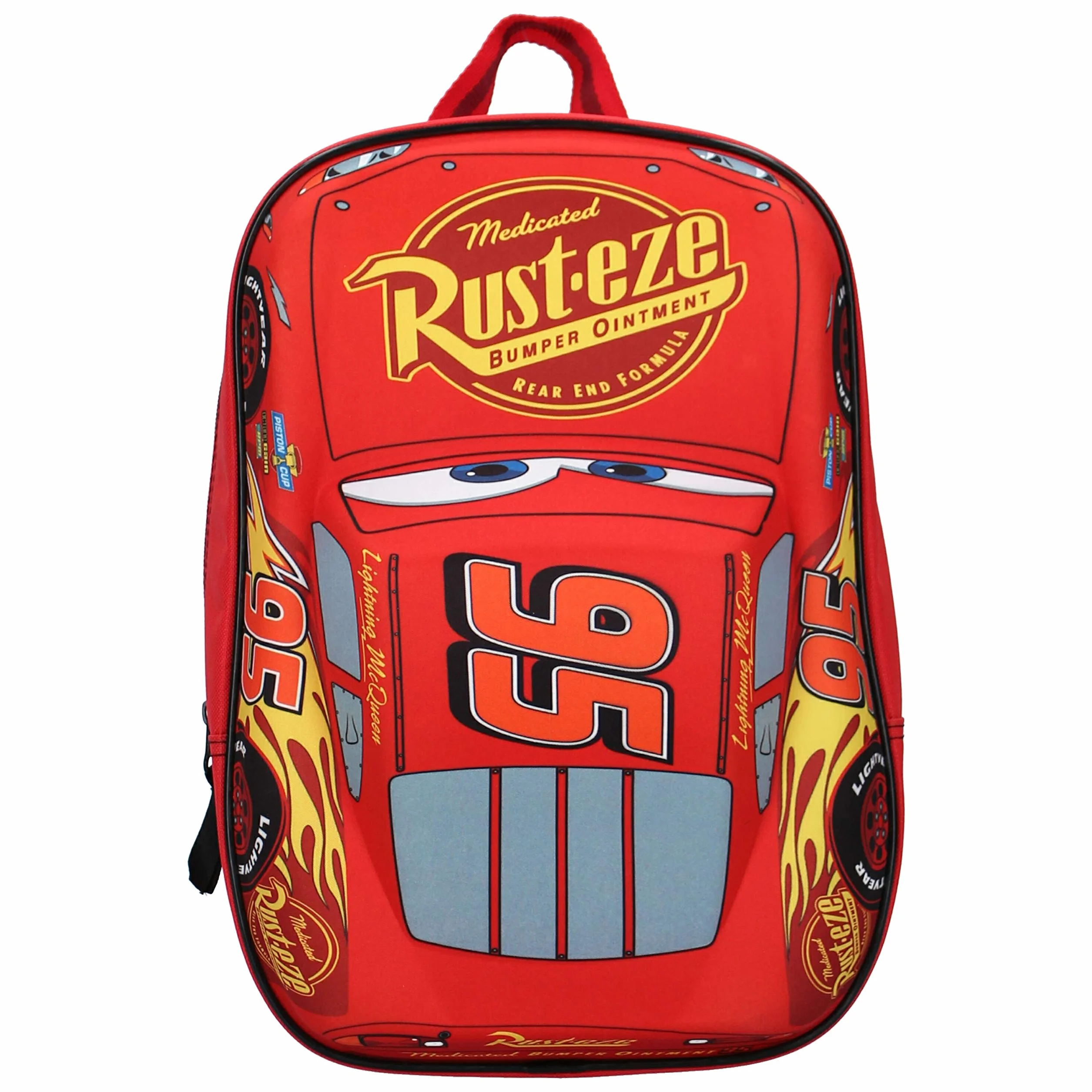 Disney 760-8462 Piston Cup Champion Cars Lightning McQueen 3D Effekt Rucksack, 31 cm