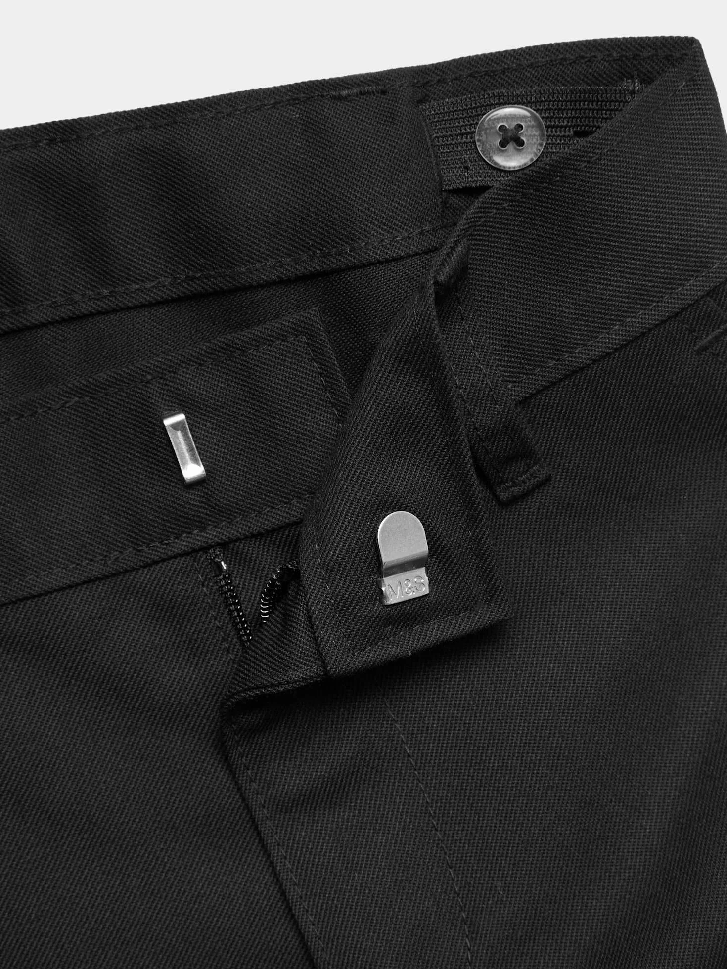 Marks & Spencer Kinder Schulhosen im Doppelpack – für Jungen – 2er-Pack – Regular Fit – Knitterfreie Schuluniform – Flecken- und wetterbeständig mit Verstellbarer Taille – Multipack