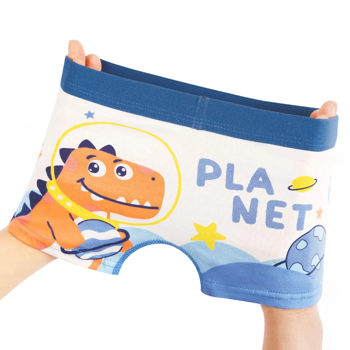 GRPSKCOS Unterhosen Jungen, 4er Pack Boxershorts Kinder Jungen Dinosaurier Cartoon Unterhosen, 2-8 Jahre