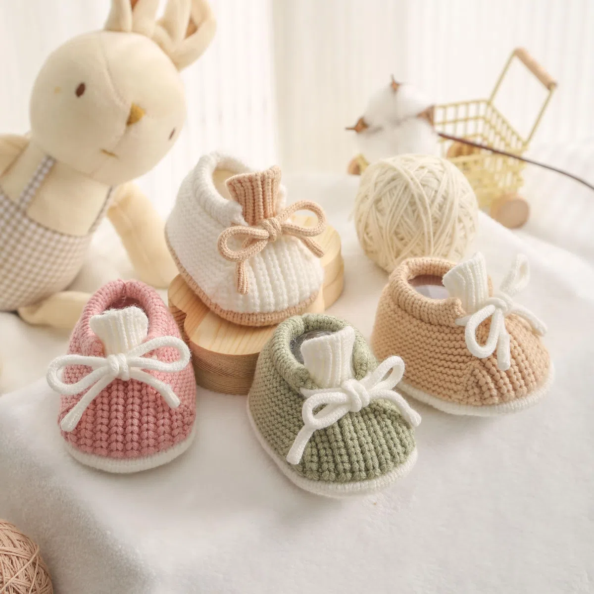 Baby-Stiefel für Neugeborene, kuschelige Kleinkinder, erste Lauflernschuhe, weich, für Säuglinge, Jungen und Mädchen
