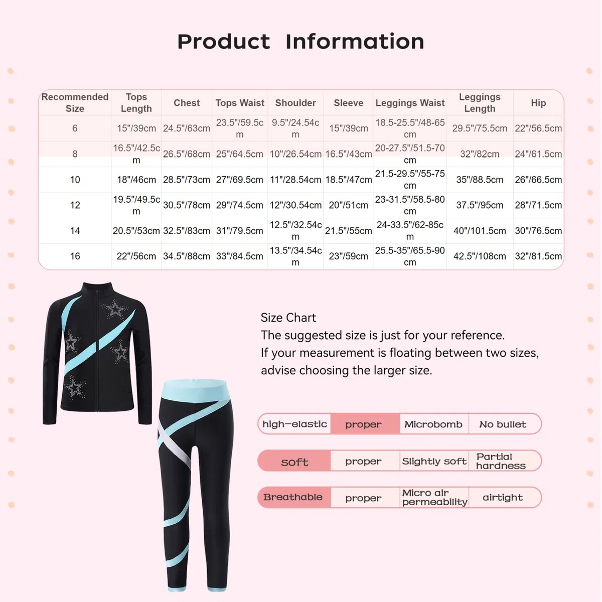 Yhong Mädchen Sportanzug Kinder Jogginganzug Sweatjacke +Sport Leggings Trainingsanzug Trikotanzug Yoga Fitness Workout Laufen Tanz