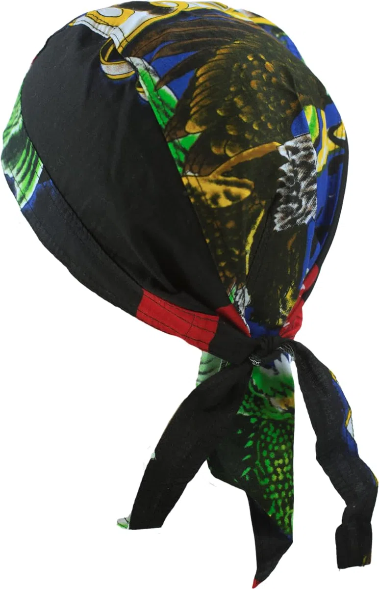 fashionchimp Zandana aus 100% Baumwolle, Bandana-Kopftuch, Bikertuch für Damen und Herren, Muster-Print