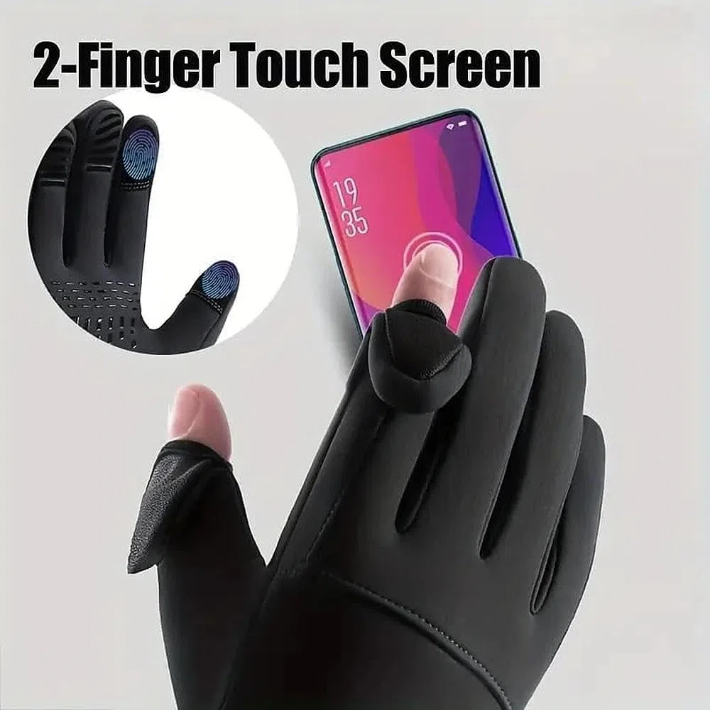Fingerlose Handschuhe Angel Handschuhe Winterhandschuhe – Jagdhandschuhe Herren Warme Fahrradhandschuhe Damen, Bitte messen Sie Ihren Handumfang