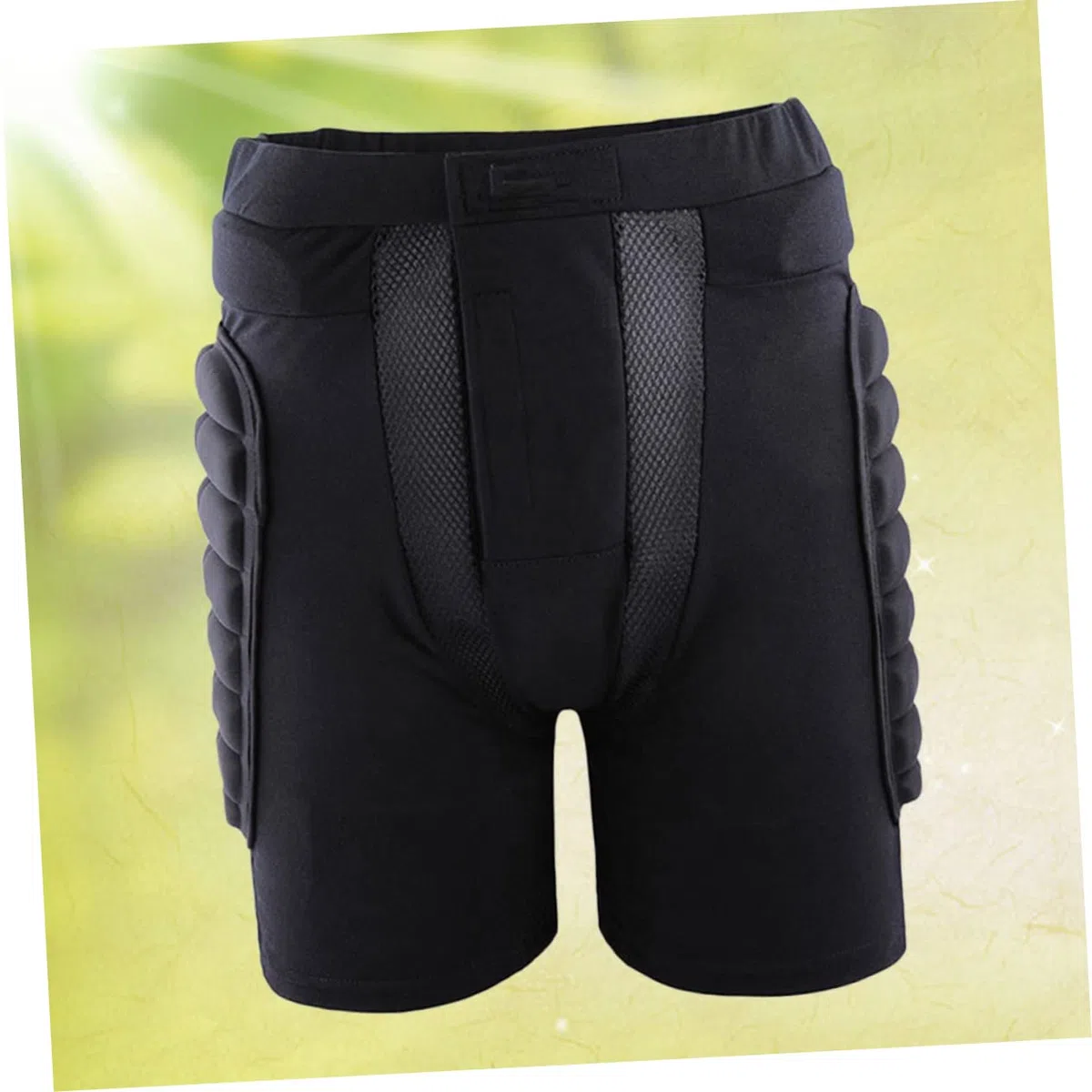 BESPORTBLE Skihose für Junge Mädchen Schwarz Snowboard Schutzhose mit Rundumpolsterung für Hüfte Oberschenkel und Steißbein Elastischer Atmungsaktives Material für Skifahren und Snowboarden
