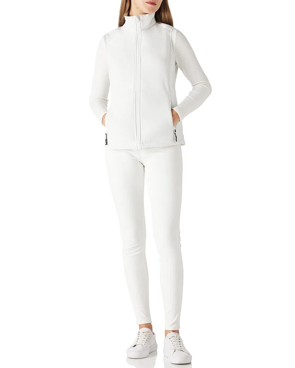 Outdoor Ventures Damen Sport Softshell Weste Leichte Ärmellose Jacke Frauen Gilets Winddicht Warm Fleece Gefüttert Laufweste für Golf Wandern Camping