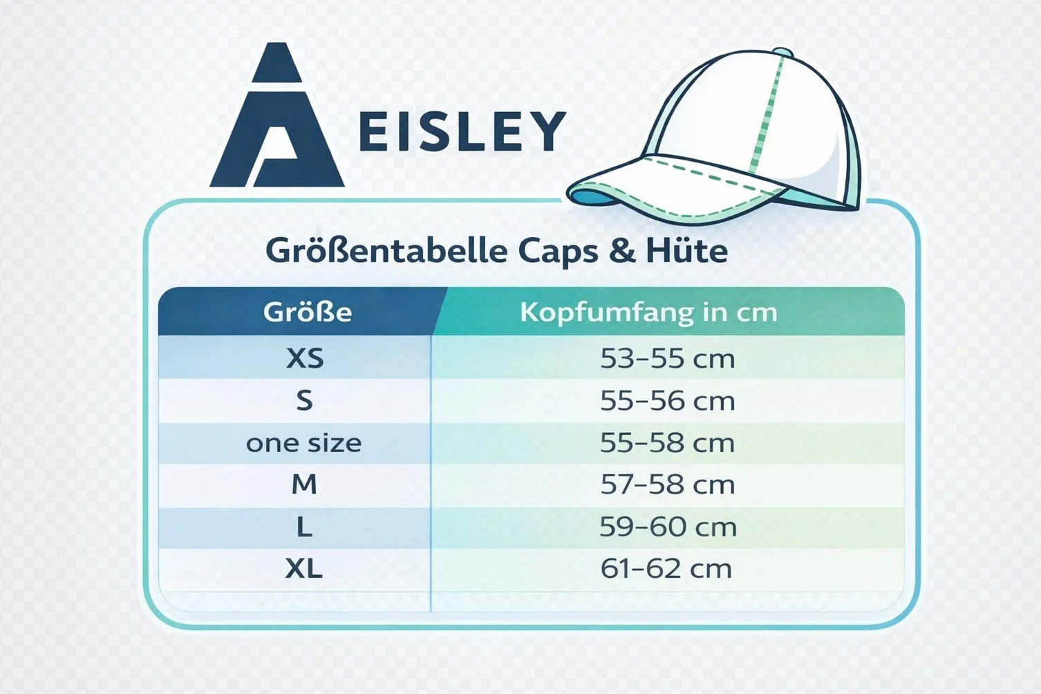 Eisley Cap Gobi mit UPF50+ * atmungsaktiv & leicht * faltbares Schild * Klettverschluss