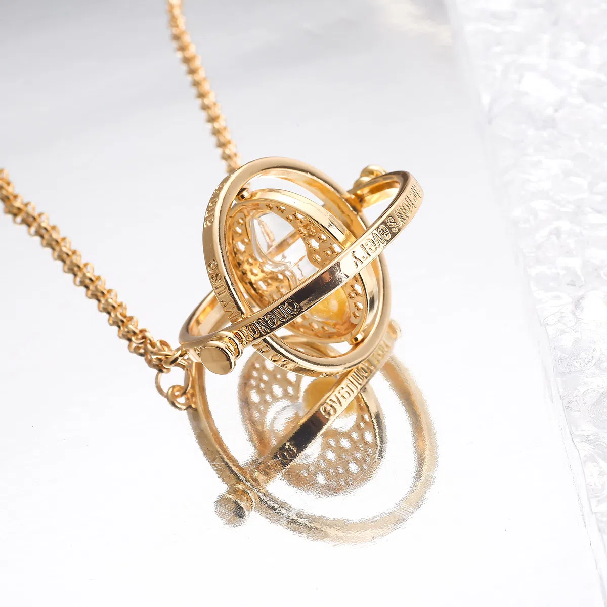 UTTER Wizard halsketten Zeitumkehrer Hermine Sand Anhänger mit Sanduhr Kostüm Requisiten Cosplay Fans