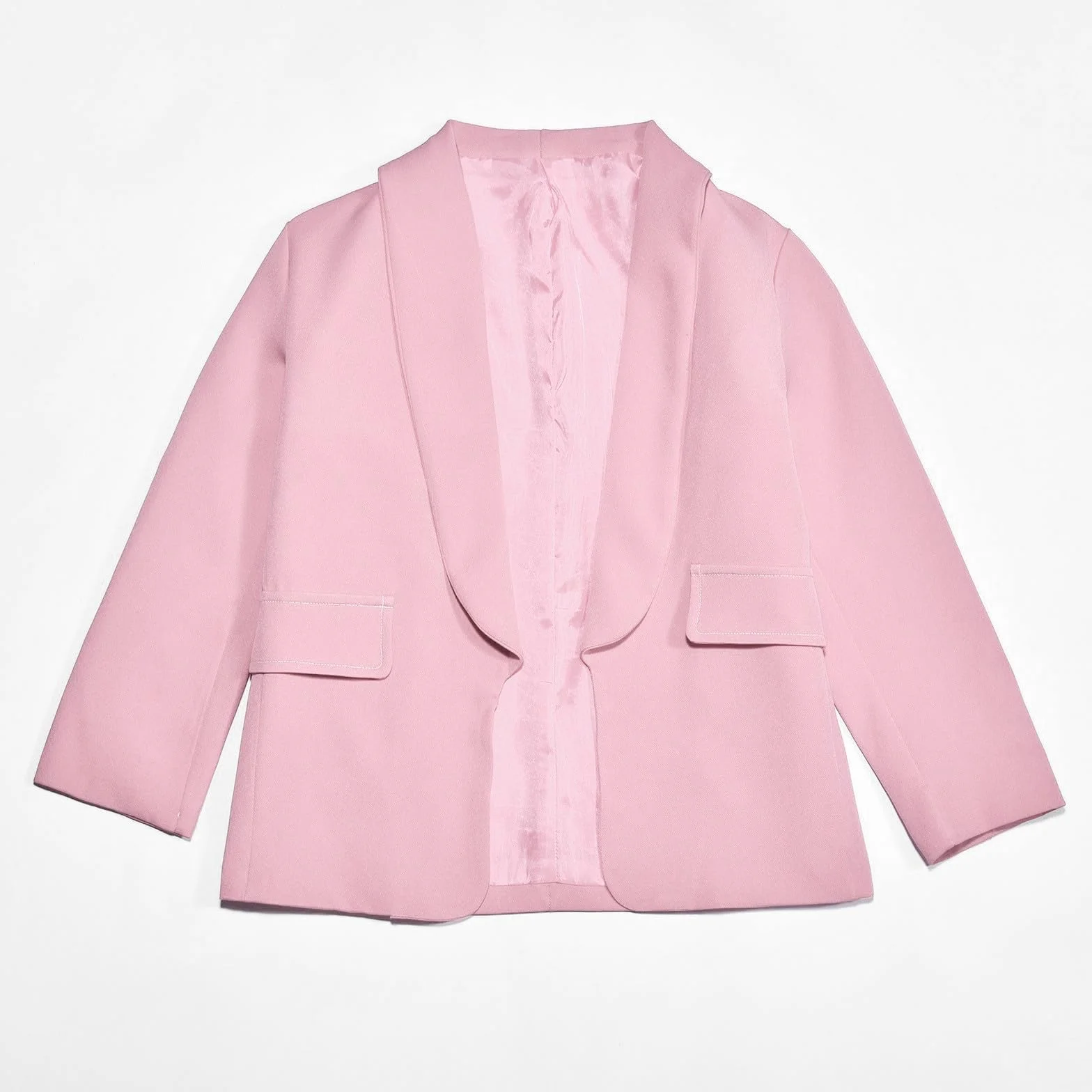 Blazer Mädchen Frühling Herbst Langarm Anzugjacke Formale Offene Front langärmelig Anzugjacke Kinder Schuluniform Kinder British Style Herbstjacke Mantel für Kinder 3-14 Jahre