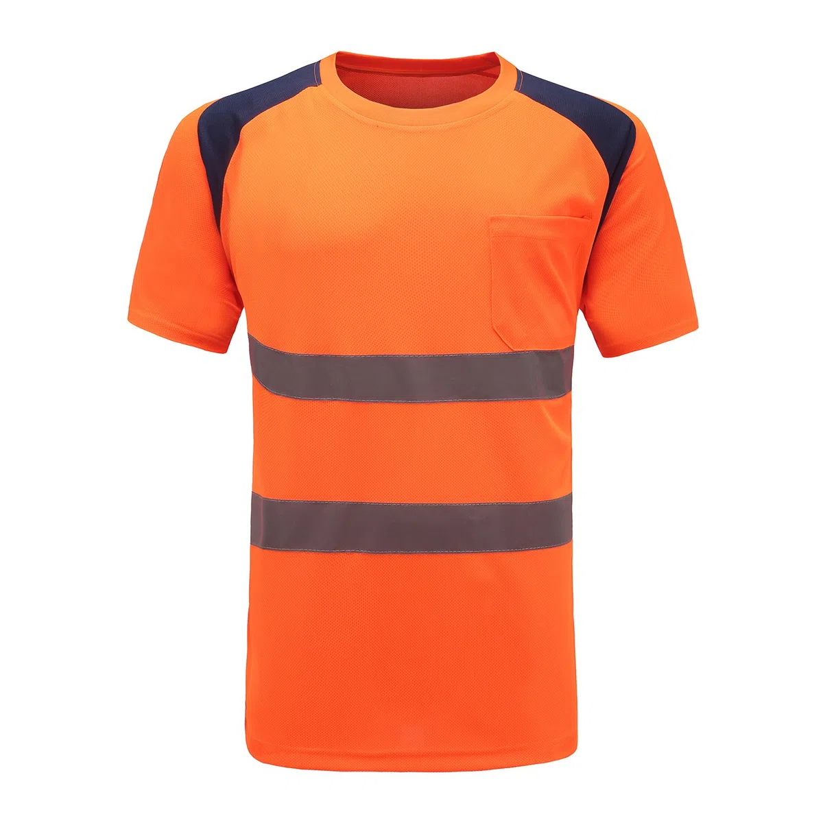 AYKRM Warnschutz T-Shirt Kurzarm Arbeitsshirt Kurzarmshirt Warnshirt Arbeitshemd Warnschutz t Shirt Herren