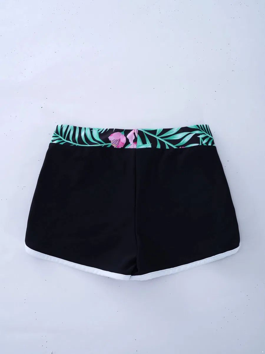 Oyolan Mädchen Badeshorts Sommer Kurze Badehose Schwimmshorts Strand Shorts Boardshorts Slim Fit Beachwear 3-16 Jahre