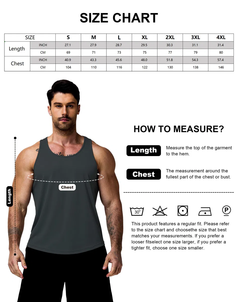 Hioutdoor Tank Top Fitness Herren 3er Pack Ärmelloses T Shirts Atmungsaktive Achselshirt Schnelltrocknend Atmungsaktiv Laufshirt Tanktop Gym Training Workout Muskelshirts Sleeveless Funktionsshirt