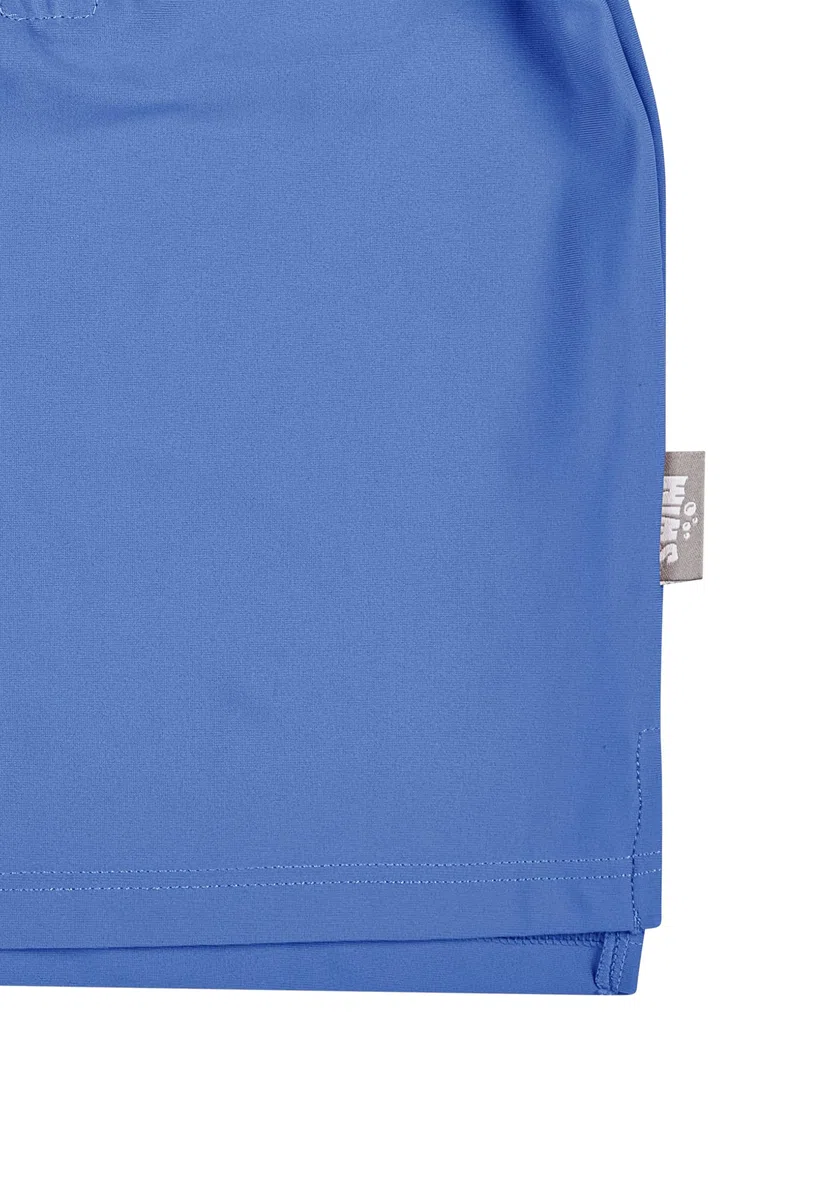 Sterntaler Badeshirt Langarm Uni – Kinder-Bademode aus elastischem Polyamid, Langarm, unifarben, Reißverschluss vorne mit Kinnschutz, Stehkragen, UV-Schutz 50+