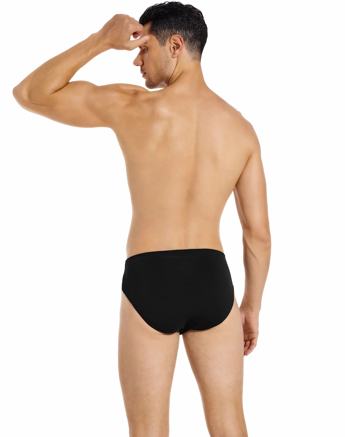 INNERSY Slip Herren Weich Unterhosen Männer Atmungsaktive Unterwäsche Sport Basic Slips 4er Pack