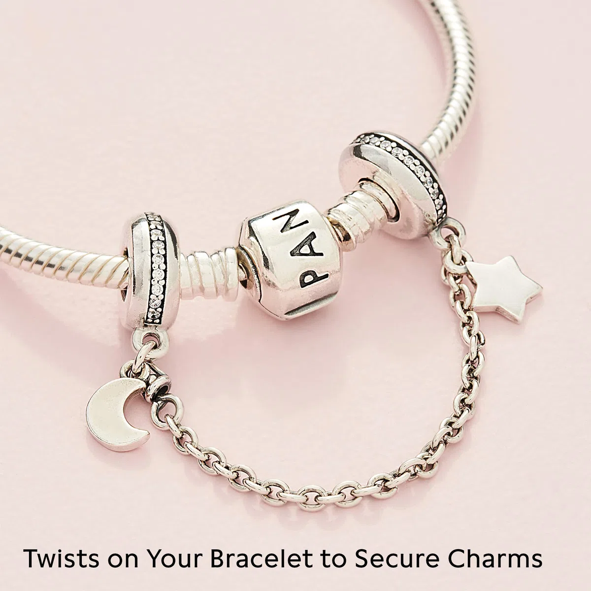 Pandora Damen-Charm Abstandhalter 925 Sterlingsilber 797512CZ-05